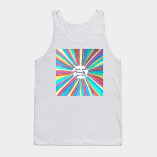 Your vibe attracts your tribe Sunshine Tank Top